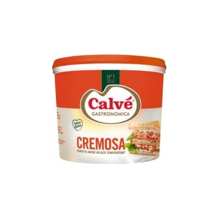 MAIONESE CALVE' GASTR. CREMOSA SECC.KG.5